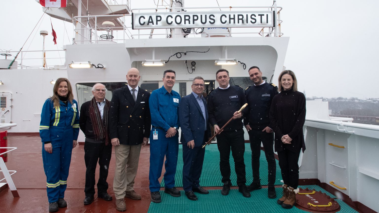 Cap Corpus Christi First Ocean Ship Of 2024 At Port Of Qu Bec Maritime   Corpus Christi 1536x863 