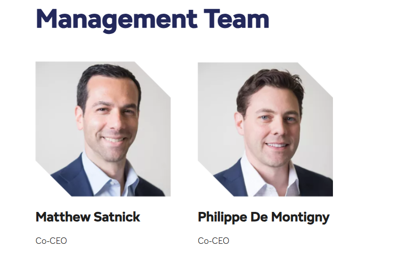 Photo des co-chefs de direction Philippe De Montigny et Matthew Satnick